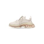 Men’s Triple S Clear Sole Sneaker  in White - Image 3